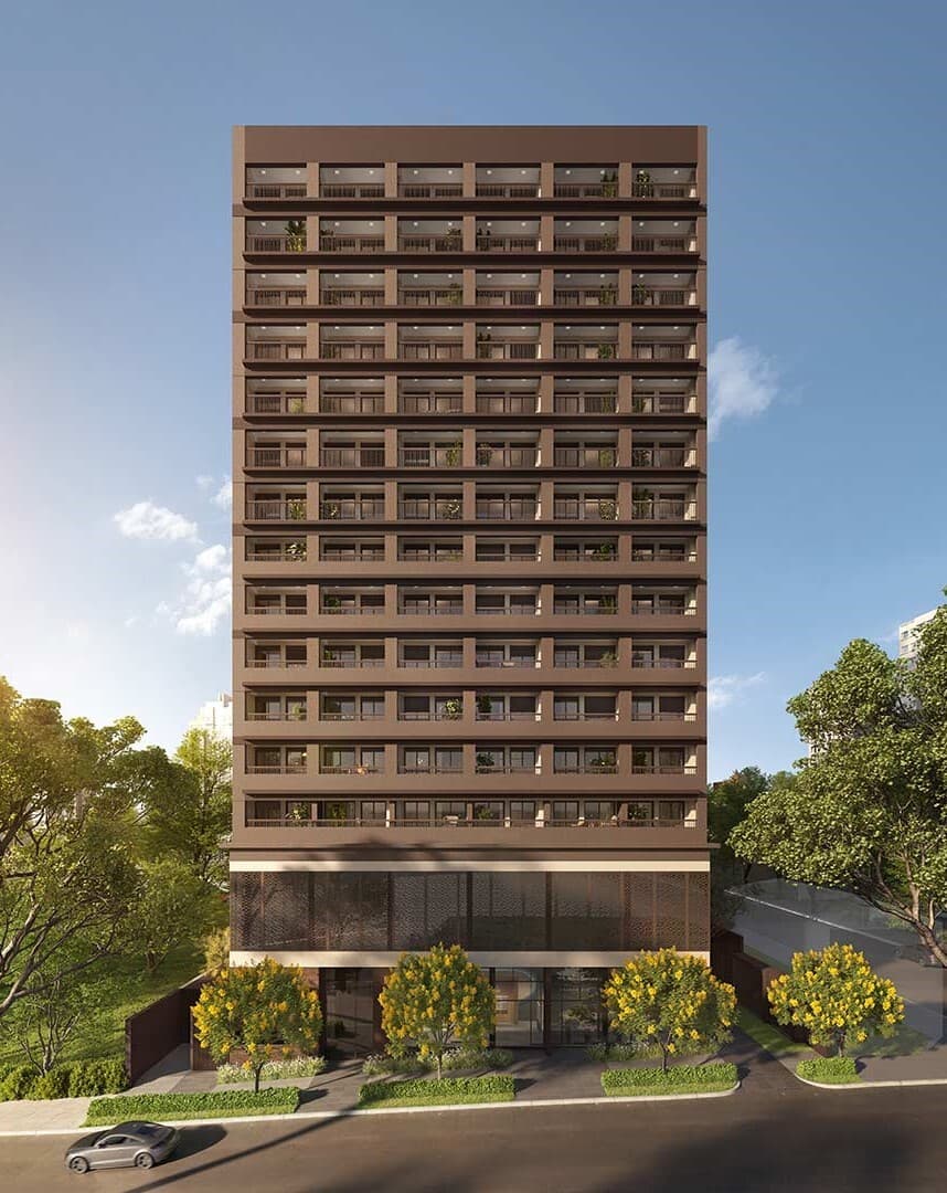 Studio 1 quarto em Perdizes, São Paulo, 27m²